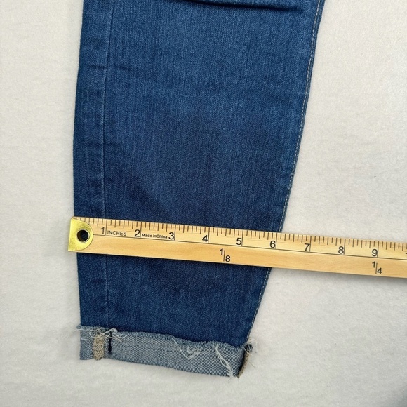 Paige Verdugo Crop Womens Size 28 Mid Rise Dark Wash - Picture 10 of 11